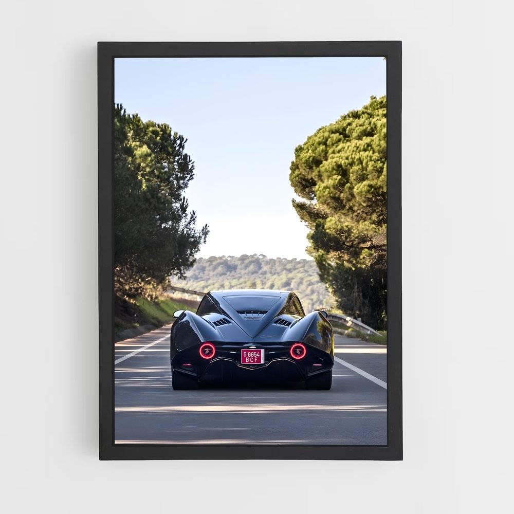 Poster Route Ébène – affiche Hispano Suiza (vue 2)
